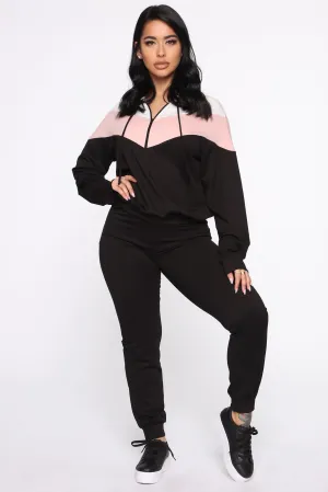 After The Fact Lounge Set - Black/combo