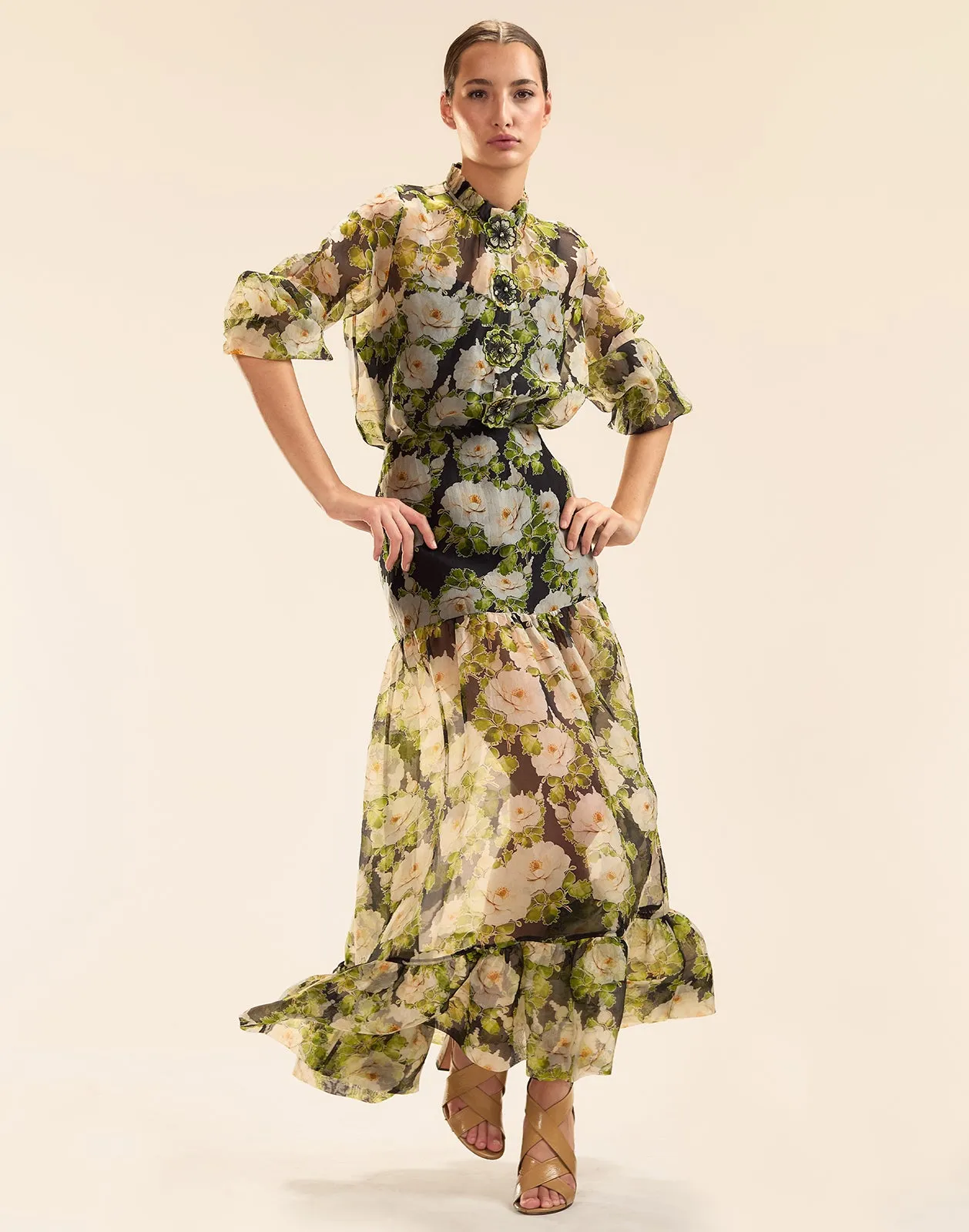 Cornelia Silk Skirt