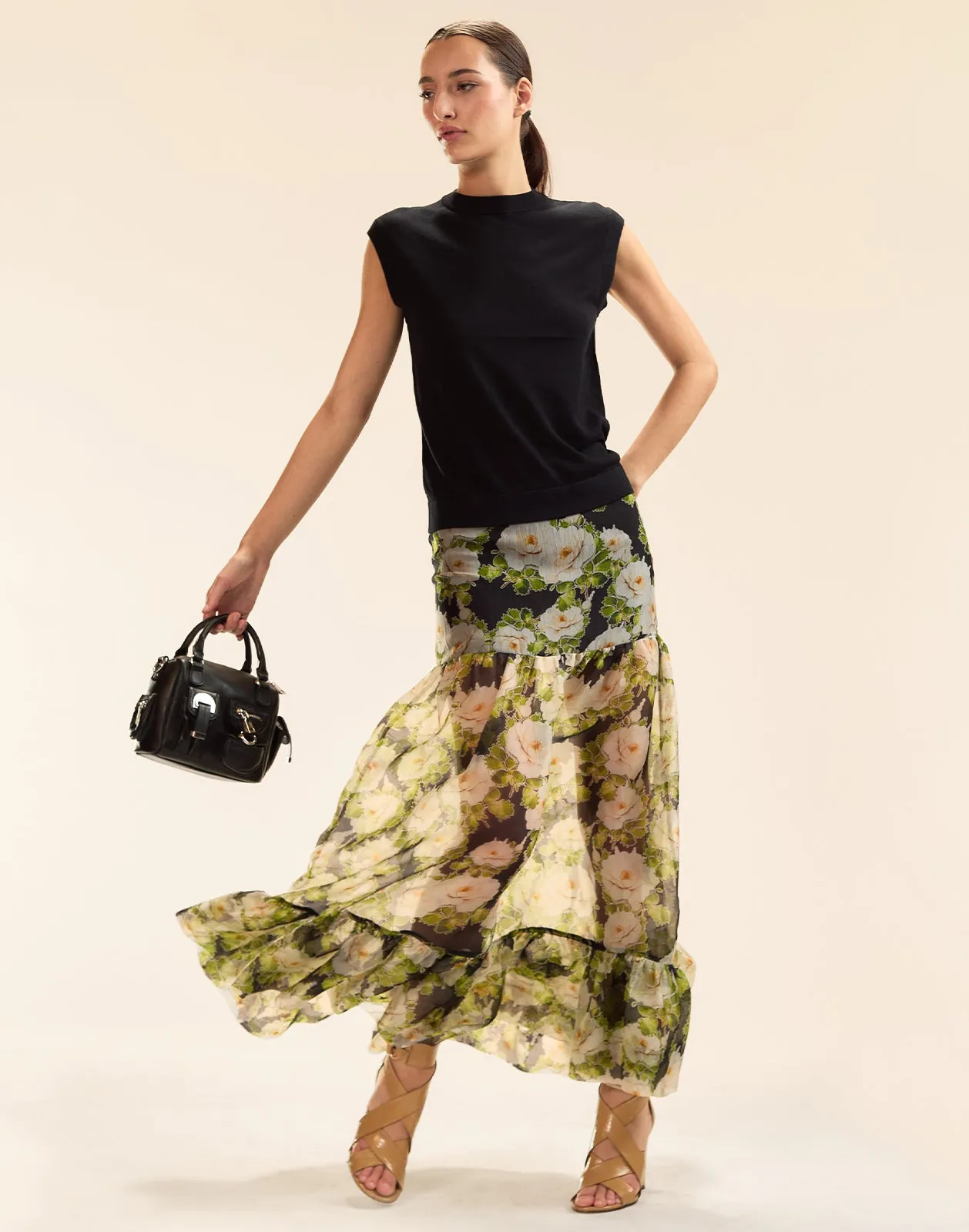 Cornelia Silk Skirt