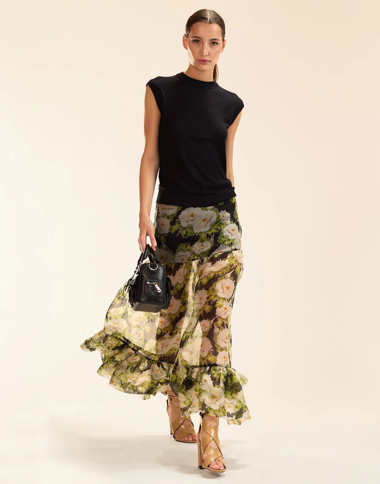 Cornelia Silk Skirt