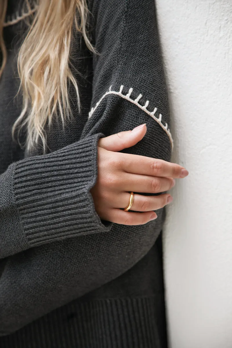 EARTH DAYS JUMPER - CHARCOAL