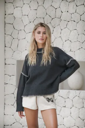 EARTH DAYS JUMPER - CHARCOAL