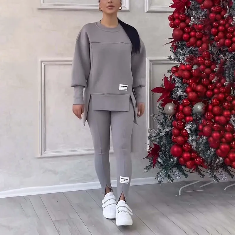 Lavina | Split Hem Lounge Ensemble