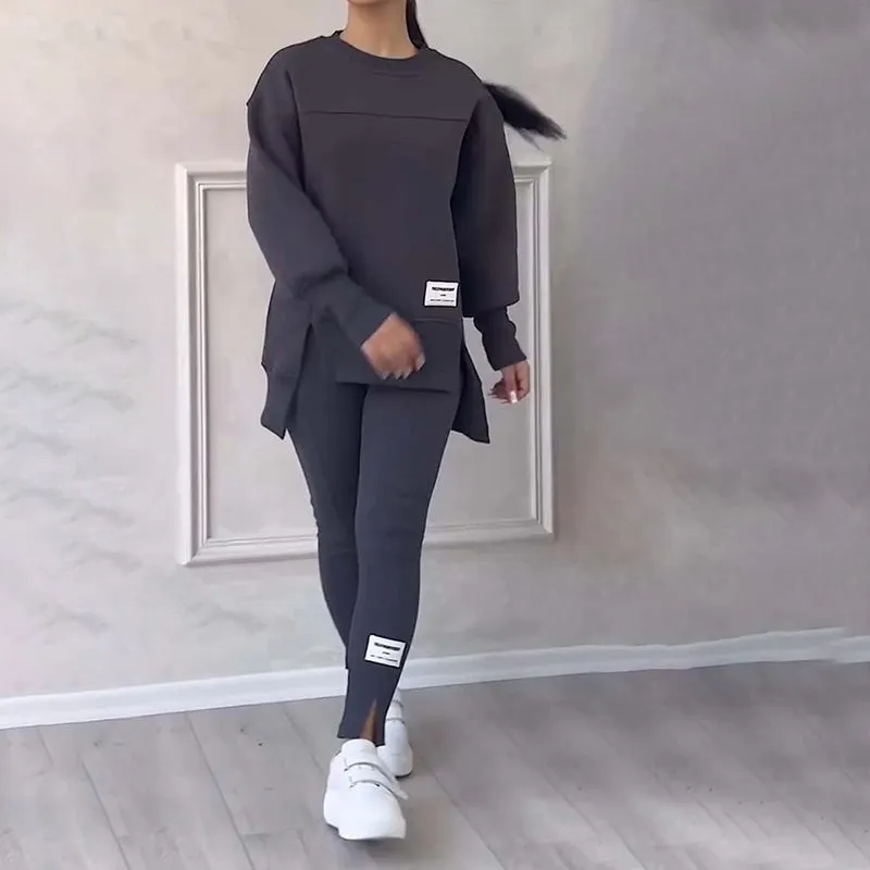 Lavina | Split Hem Lounge Ensemble