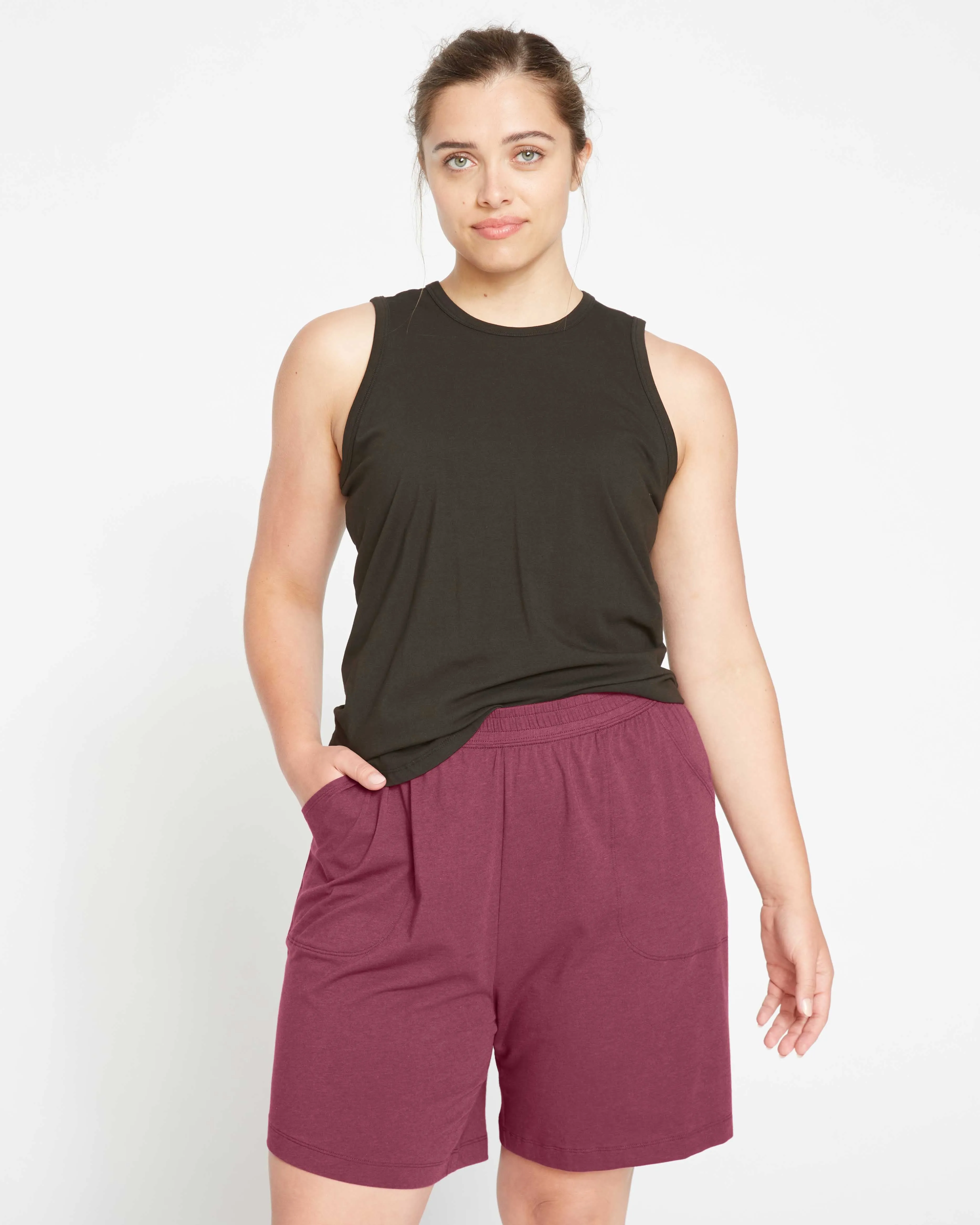 Lorelai Lounge Shorts - Plum