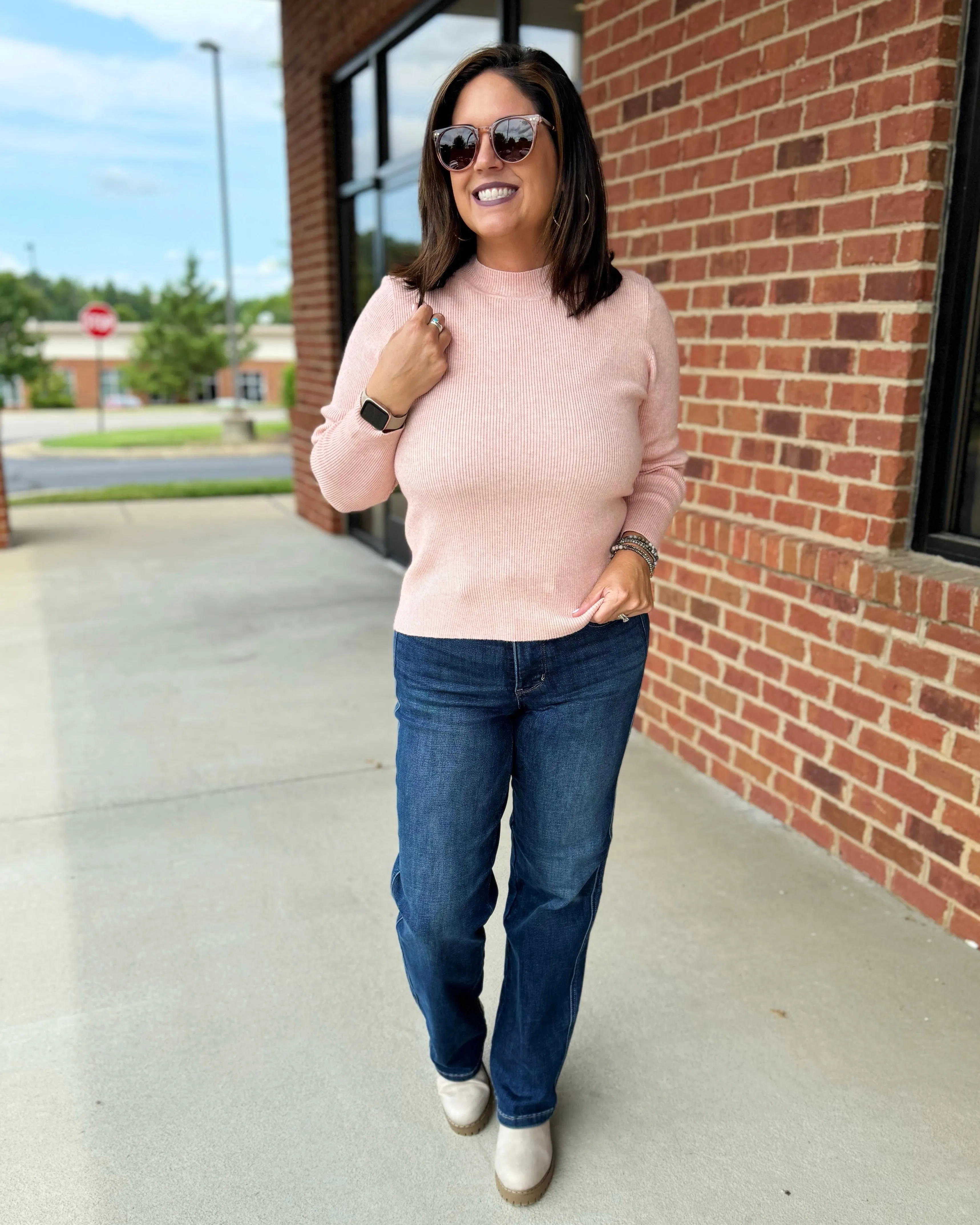 Pepper Sweater in Mauve FINAL SALE