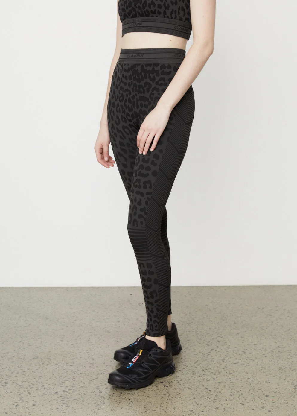 Seamless Jacquard Leggings
