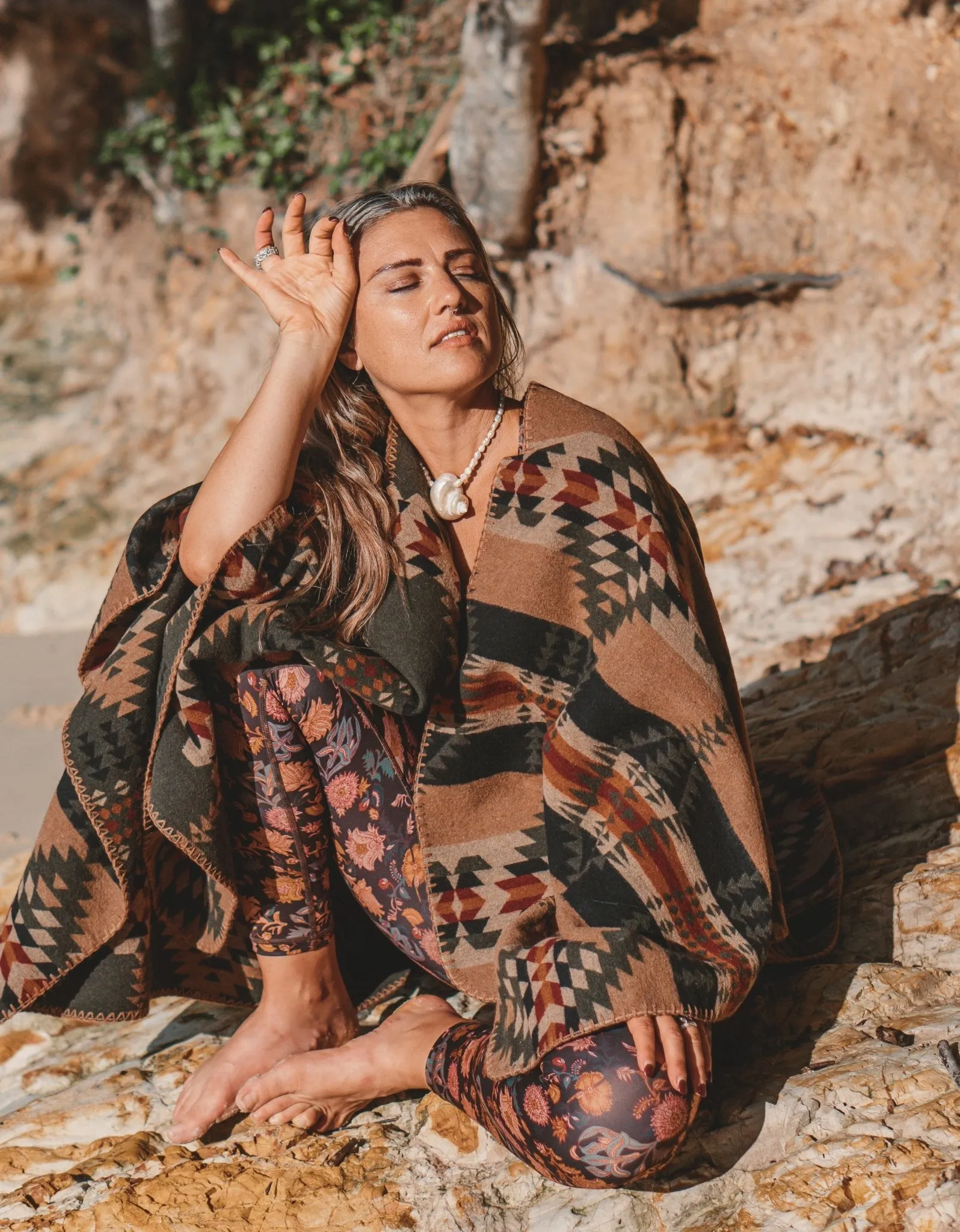 Seeker Yoga Wrap - Wool Blend