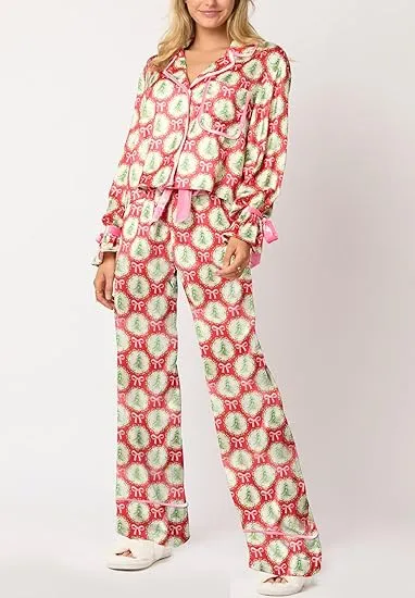 Women's Christmas Pajamas 2 Piece Set