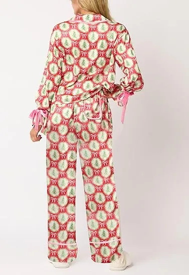Women's Christmas Pajamas 2 Piece Set
